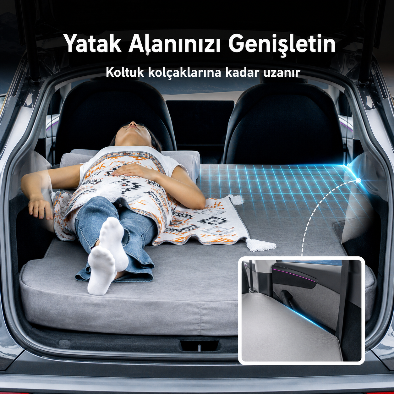 Novapads Tesla Model Y Air-Foam Mattress Pro