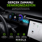Tesla Model Y Legacy  9 inch Gösterge Ekranı, Carplay ve Android  (ön kamera dahil değildir)