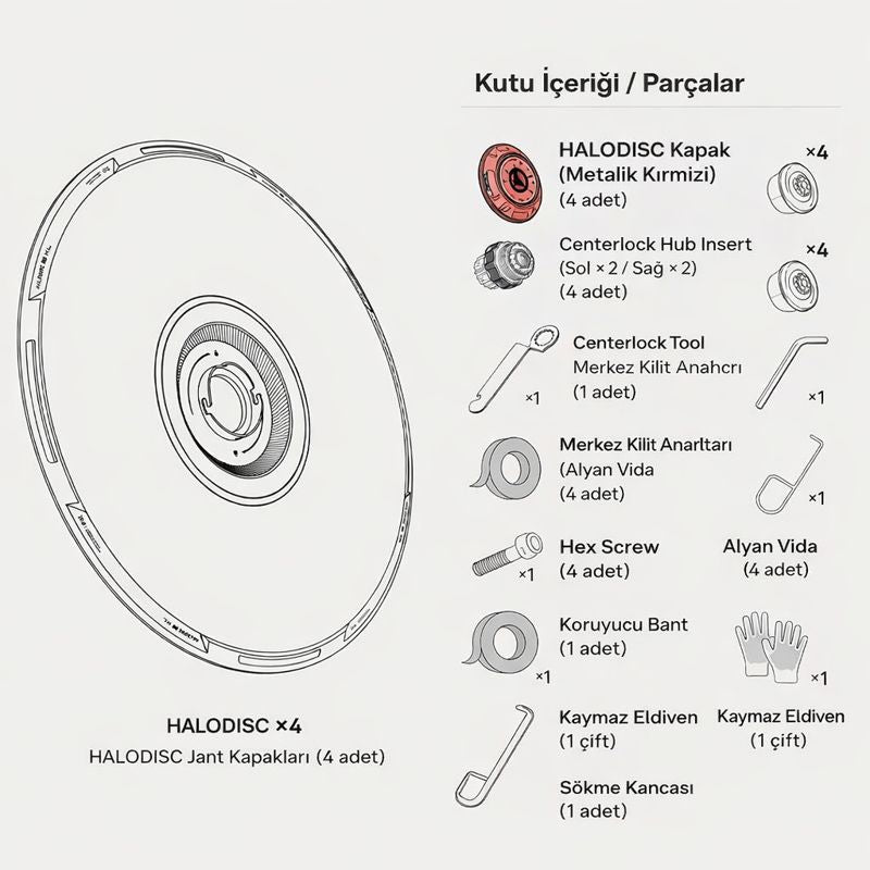 Halodisc 2 Custom 19" - Juniper ve Legacy uyumlu