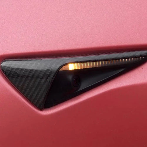 Tesla karbon fiber kamera kapağı Model 3 Legacy Model S ve Model X