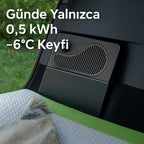 Tesla Model Y Legacy ile Uyumlu TEMAI 16L Kapasiteli Mini Buzdolabı, Çift Bölmeli Soğutma ve Dondurma Özellikli, LED Ekranlı ( JUNIPER İLE UYUMLU DEĞİLDİR !)