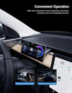 Tesla Model Y ve Model 3 ile uyumlu 9 inch Gösterge Ekranı, Carplay ve Android Uyumlu (ön kamera dahil değildir)